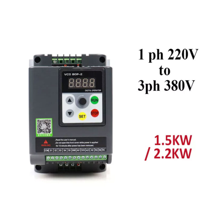 Variable Frequency Drive VFD Inverter & Converter Input Single Phase ...