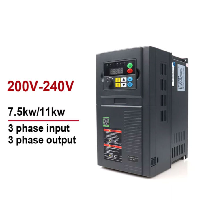 Variable Frequency Drive VFD Inverter & Converter 220V 7.5KW 11KW Input ...